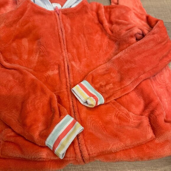 CAT & JACK GIRLS ONE PIECE SLEEPER PAJAMAS RAINBOW XL 14/16 - Picture 3 of 5